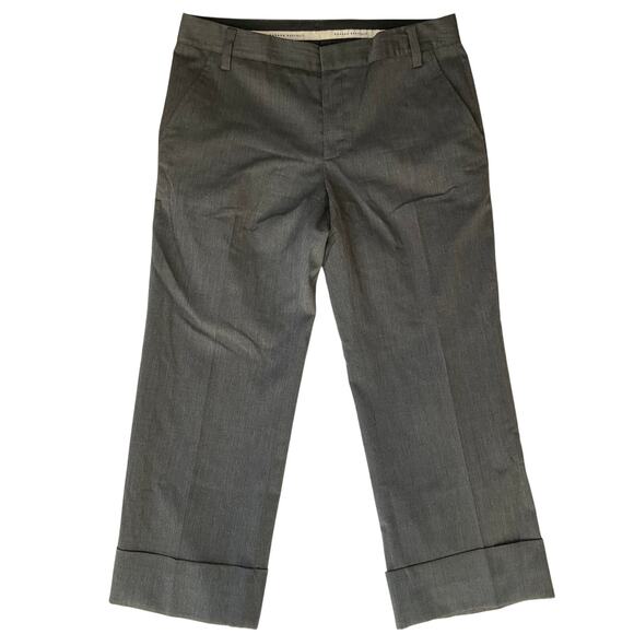 Banana Republic Women Stretch Straight Leg Pants size 6, Gray, with Liner - Picture 1 of 13